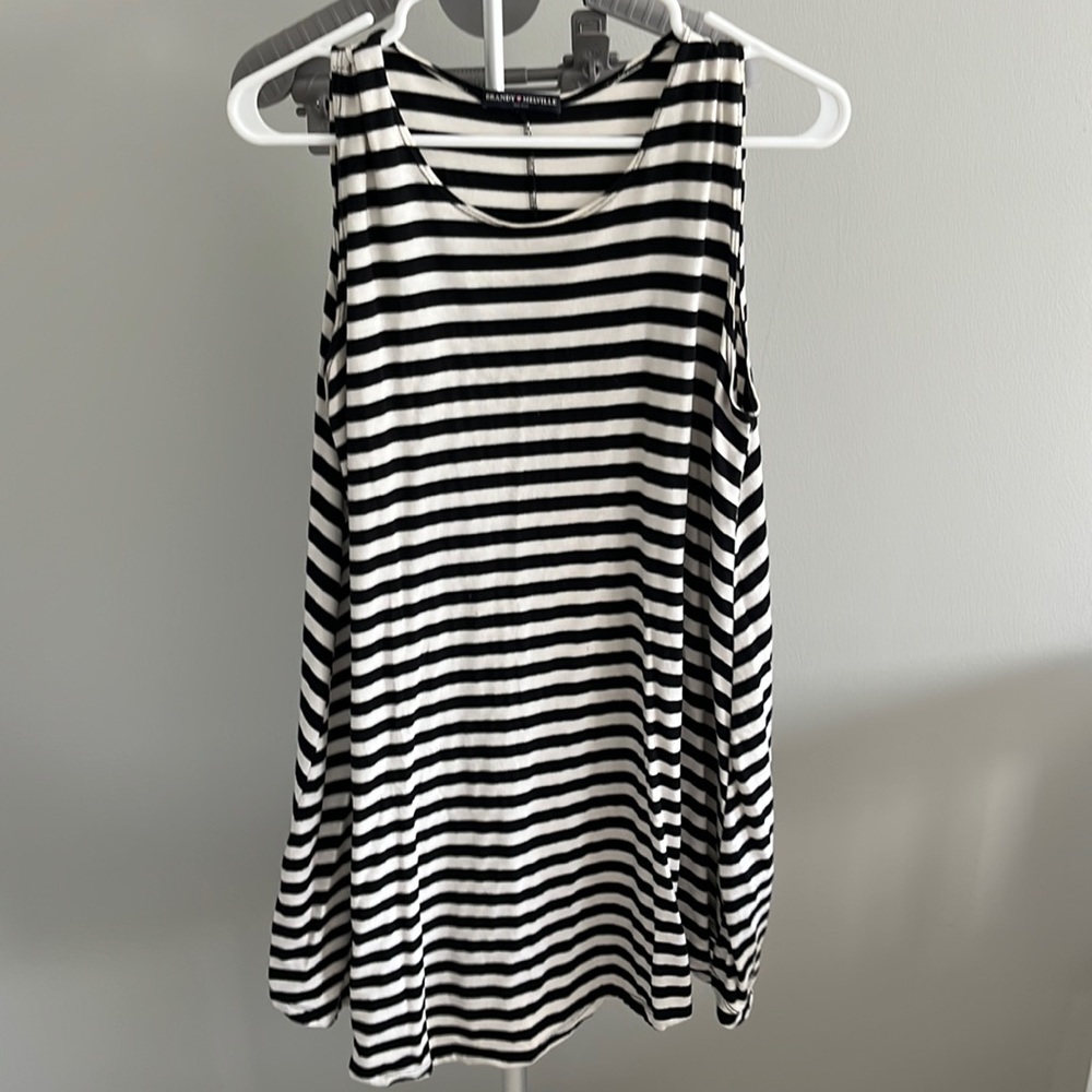Sleeveless T-shirt dress, one size fits all